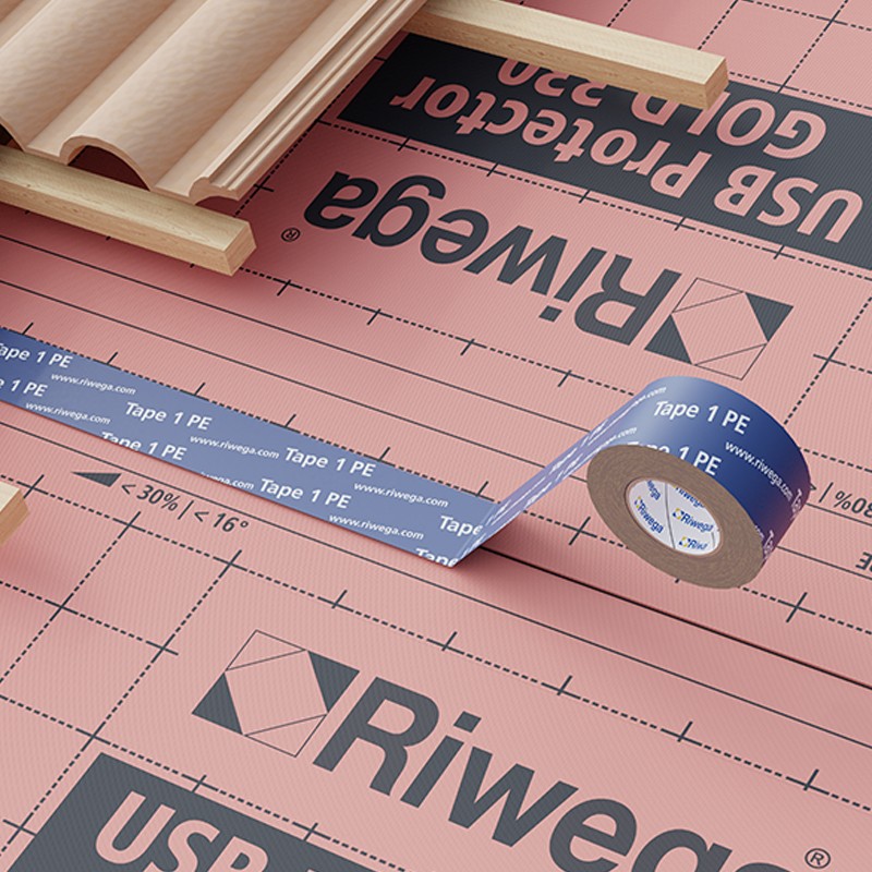 Bande adesive acriliche Riwega Tape 1 PE ad elevata elasticità (rotolo 60mm x 25m) (10pz) Riwega - 2