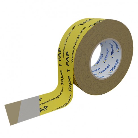 Bande adesive acriliche Riwega Tape 1 PAP X con superficie in carta e liner pretagliato (rotolo 30+30mmx25m)(10pz) Riwega - 1