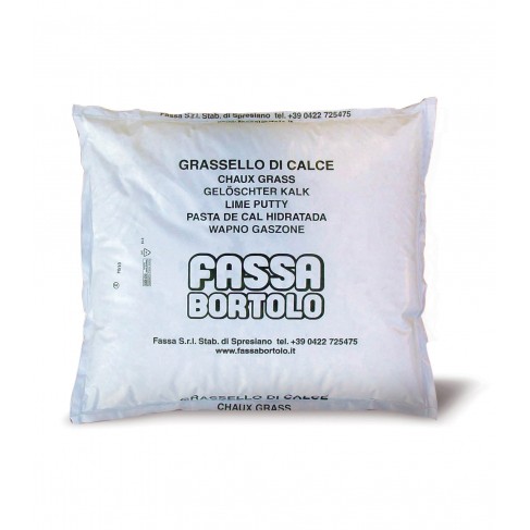 Pasta di calce idrata Fassa Bortolo Grassello di calce (Pedana da 54 sacchi da 20 Kg o Pedana da 30 sacchi da 33 Kg)