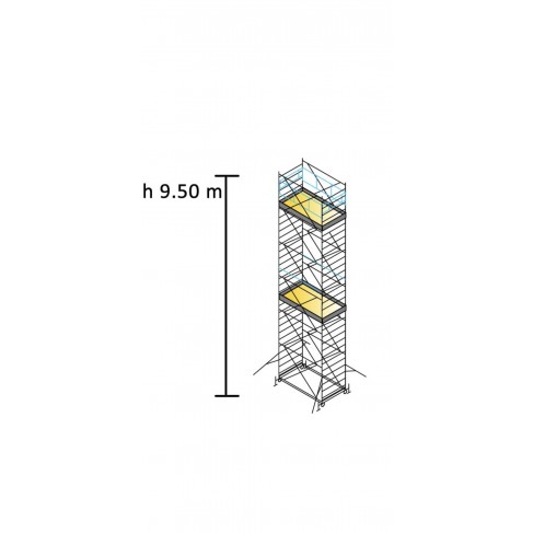 Ponteggio Marchetti System 120x200 in Acciaio H/MT 9,50 EN 1004 Marchetti - 1