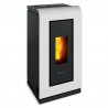 Stufa a pellet ermetica TermoVana King 12 Bianca canalizzabile a 2 vie indipendenti, 11kW Stufa a pellet ermetica TermoVana King 12 Bianca canalizzabile a 2 vie indipendenti, 11kW