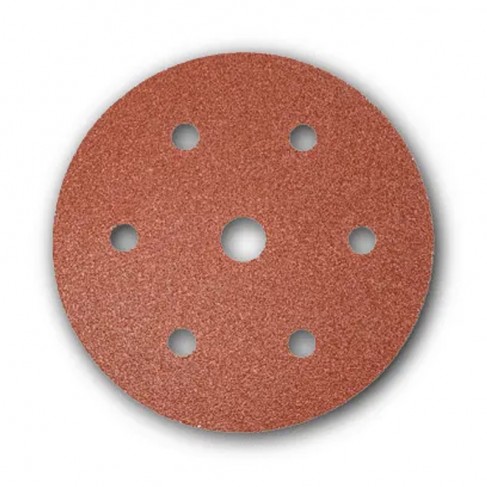 Disco abrasivo forato in carta Rurmec DC 320-225 per carteggiatura Ø225 mm grana 320 (100pz) Rurmec - 1