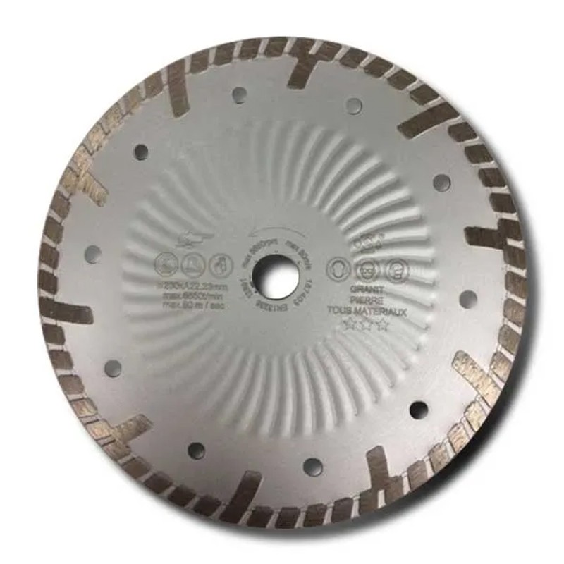 Disco diamantato per smerigliatrici Rurmec taglio granito e pietre dure, 125 -230mm
