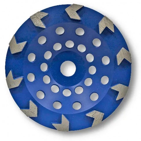 Platorello diamantato Rurmec VFG 180 per levigatura cemento, piastrelle e resine, Ø180mm Rurmec - 1