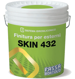 Finitura Fassa Skin 432 silossanica protettiva bianco (Secchio da 14 lt)
